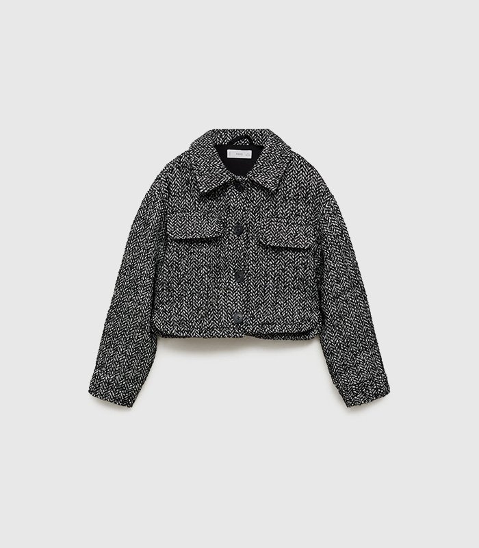 herringbone-crop-jacket.jpeg Herringbone crop jacket - الصورة 1